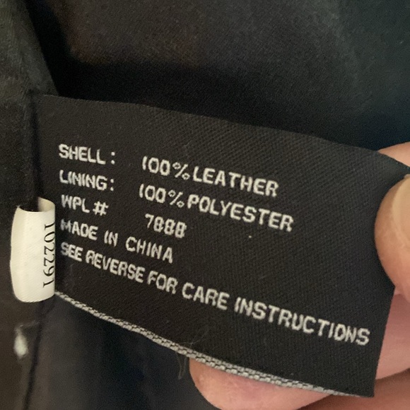 Anne Klein Leather Coat - Picture 8 of 11